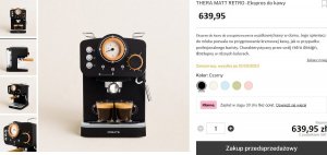 Ekspres ciśnieniowy Create Thera Retro 8