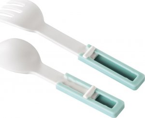 Xavax Pojemnik na żywność z widelcem i łyżką 1100 ml, "TO GO" 6