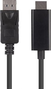 Kabel Lanberg DisplayPort - HDMI 1 m czarny (CA-DPHD-11CC-0010-BK) 1