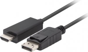 Kabel Lanberg DisplayPort - HDMI 1 m czarny (CA-DPHD-11CC-0010-BK) 3