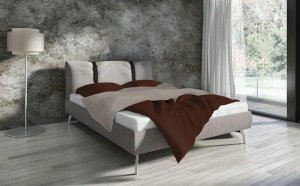 Faro Pościel 160x200 bawełna gruba dwustronna Faro Clarity 3 części czekolada 2