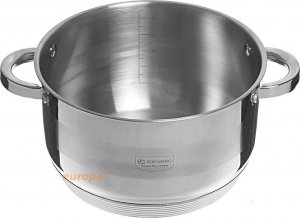 Edenberg Garnek ze stali z pokrywką Edenberg EB 3002 1.3 L GAZ INDUKCJA 2