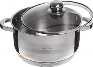 Edenberg Garnek ze stali z pokrywką Edenberg EB 3002 1.3 L GAZ INDUKCJA 3