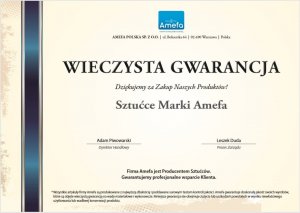 Amefa Zestaw łyżeczek Amefa Metropole 1170 długie do latte zestaw 6 szt w pudełku 1