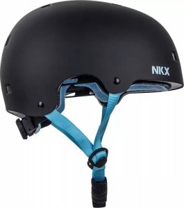NKX Kask Na Deskorolkę Hulajnogę NKX Brain Saver Czarno-Niebieski L 7