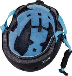 NKX Kask Na Deskorolkę Hulajnogę NKX Brain Saver Czarno-Niebieski L 10