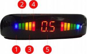 Einparts Czujniki Parkowania Einparts EPP5400N 16,5mm srebr 2