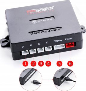 Einparts Czujniki Parkowania Einparts EPP5400N 16,5mm srebr 3