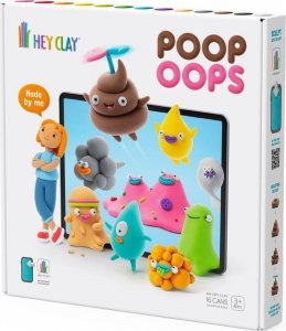 Tm Toys Hey Clay - Masa plastyczna POOP OOPS + akcesoria HCL16177 1