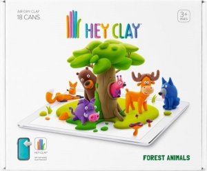 Tm Toys Hey Clay - Masa plastyczna Zwierzęta leśne HCL18011 1