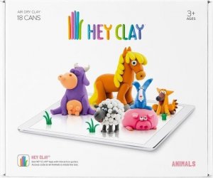 Tm Toys Hey Clay - Masa plastyczna Zwierzęta HCLSE002 1