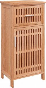 vidaXL vidaXL 5-cz. zestaw mebli łazienkowych, lite drewno orzechowe 5