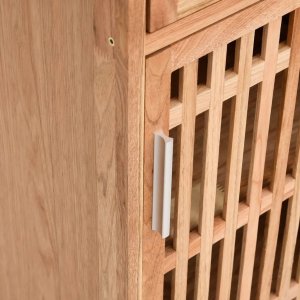 vidaXL vidaXL 5-cz. zestaw mebli łazienkowych, lite drewno orzechowe 6