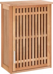 vidaXL vidaXL 5-cz. zestaw mebli łazienkowych, lite drewno orzechowe 7