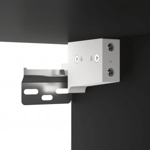 vidaXL vidaXL Szafki pod telewizor, 2 szt., czarne, 80x30x30 cm 9