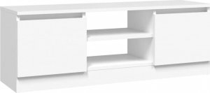 vidaXL Szafka pod TV, z drzwiczkami, biała, 102x30x36 cm 2
