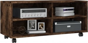 vidaXL Szafka pod TV, na kółkach, dąb sonoma, 90x35x35 cm 3