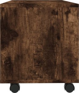 vidaXL Szafka pod TV, na kółkach, dąb sonoma, 90x35x35 cm 5