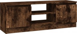 vidaXL Szafka pod TV, z drzwiczkami, przydymiony dąb, 102x30x36 cm 2