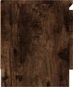 vidaXL Szafka pod TV, z drzwiczkami, przydymiony dąb, 102x30x36 cm 7