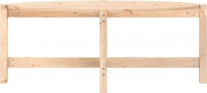 vidaXL Stolik kawowy, 118x63x45 cm, lite drewno sosnowe 5