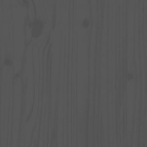 vidaXL Stolik kawowy, szary, 118x63x45 cm, lite drewno sosnowe 7