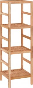 vidaXL vidaXL Regał łazienkowy, 35,5x35,5x112,5 cm, drewno orzecha włoskiego 2