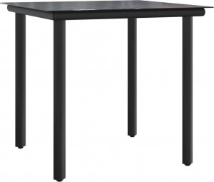 vidaXL vidaXL 5-cz. zestaw wypoczynkowy do ogrodu, poduszki, czarny rattan PE 6