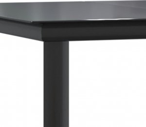 vidaXL vidaXL 9-cz. zestaw wypoczynkowy do ogrodu, poduszki, czarno-szary 10