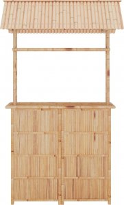 vidaXL vidaXL 3-cz. zestaw mebli barowych, bambus 4