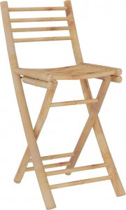 vidaXL vidaXL 3-cz. zestaw mebli barowych, bambus 6