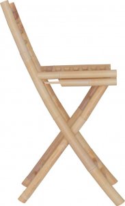 vidaXL vidaXL 3-cz. zestaw mebli barowych, bambus 8