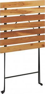 vidaXL vidaXL 3-cz. zestaw mebli bistro, składany, lite drewno tekowe i stal 7