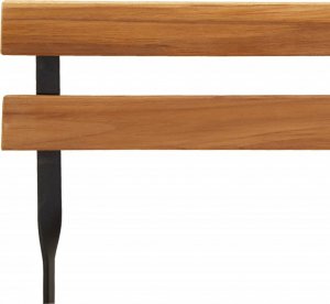 vidaXL vidaXL 3-cz. zestaw mebli bistro, składany, lite drewno tekowe i stal 8