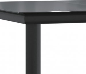 vidaXL 9-cz. zestaw mebli ogrodowych z poduszkami, czarny rattan PE 7