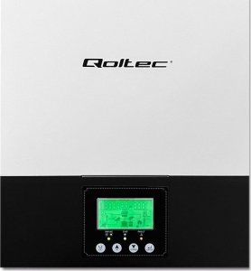 Qoltec Hybrydowy inwerter solarny Off-Grid 1.5kW | 80A | MPPT | Sinus 6