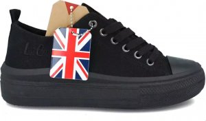 Lee Cooper Trampki Lee Cooper LCW-23-44-1624L czarny niskie tenisówki damskie 36 6