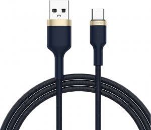 Kabel USB Vayox USB-A - USB-C 1 m Granatowy (BX11035) 1