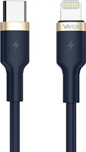 Kabel USB Vayox USB-A - Lightning 1 m Czarny (BX6114) 1