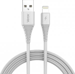 Kabel USB Vayox USB-A - Lightning 1 m Biały (BX11032) 1