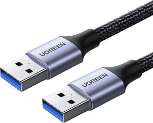 Kabel USB Ugreen USB-A - USB-A 1 m Czarny (80790) 1
