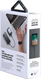 Kabel USB Uniq USB-C - Lightning 0.3 m Szary (UNIQ878) 3