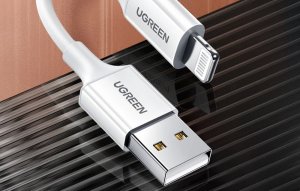 Kabel USB Ugreen USB-A - Lightning 1.5 m Biały (UGR1457) 2