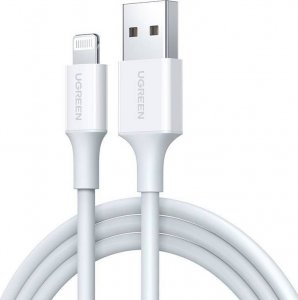 Kabel USB Ugreen USB-A - Lightning 1.5 m Biały (UGR1457) 5