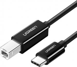 Kabel USB Ugreen USB-B - USB-C 1 m Czarny (80811) 1