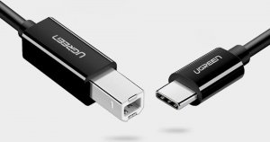Kabel USB Ugreen USB-B - USB-C 1 m Czarny (80811) 5