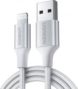 Kabel USB Ugreen USB-A - Lightning 2 m Srebrny (UGR1461) 1