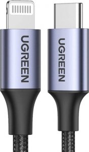 Kabel USB Ugreen USB-C - Lightning 1.5 m Czarny (UGR1470) 1