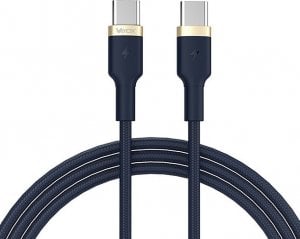 Kabel USB Vayox USB-C - USB-C 1 m Granatowy (BX6655) 1