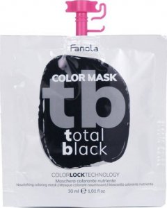 Fanola Color Mask maska koloryzująca do włosów Total Black 30ml 1